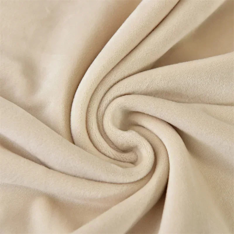 1PC Elastic Velvet Chair Cover Stretch Soft High Armchair Covers Seat Case for Office Kitchen Dining Room Wedding Removable