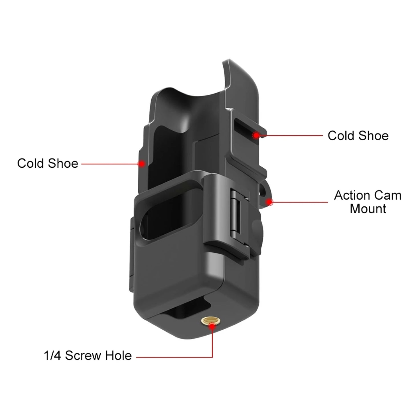 for DJI OSMO Pocket 3 Protection Frame Expansion Adapter Bracket