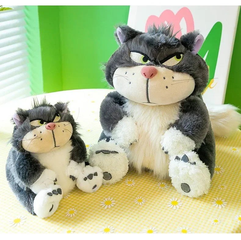 Disney 30cm Lucifer The Cat Cute Doll Plush Toy Throw Pillow Cat Doll Birthday Gift Valentine's Day Plush 's Toy