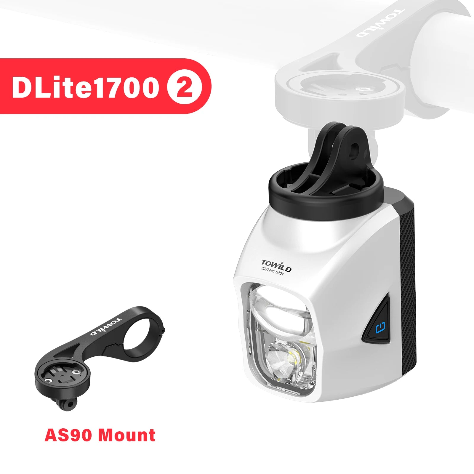 DL1200S/DL1700 Bicycle Light With Cut-Off Line Beam1900LM Rechargeable Front Light Power Bank Mtb Cycling Headlights