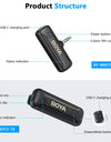 Wireless 3.5mm TRS Lavalier Lapel Noise Reduction Microphone for Canon, Nikon, Sony Cameras Vlogging Recording