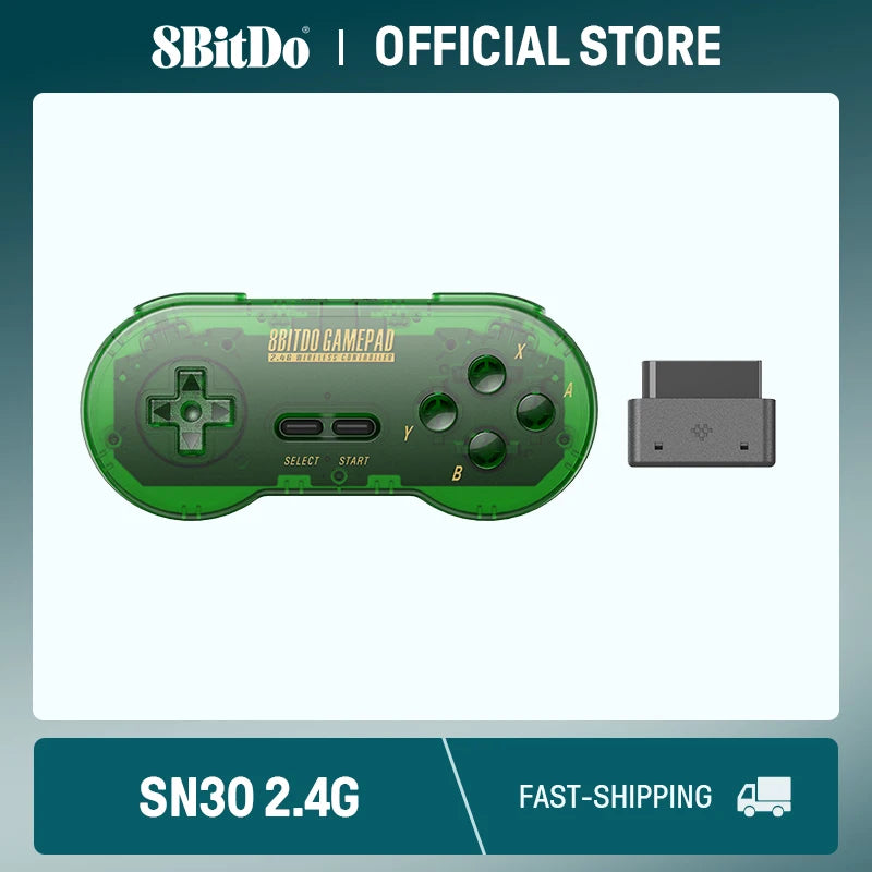 2.4G Wireless Retro Gamepad for SNES and Super Nintendo Classic Gaming