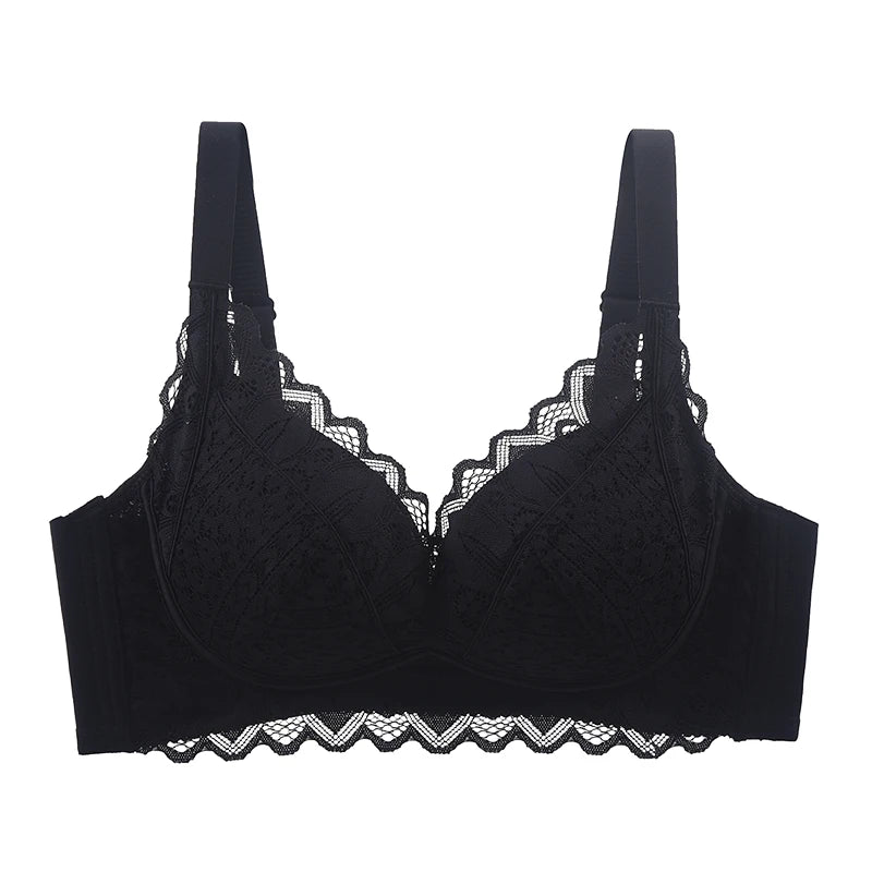 Women’s Push-Up Wire-Free Bra – Comfortable Adjustable Straps Bralette