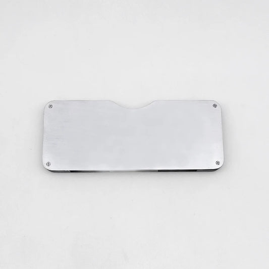 Mini Rimless Clip On Reading Glasses with Alloy Case