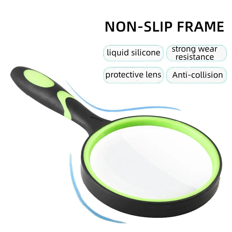 10X Handheld Magnifying Glass 50mm Reading Magnifier