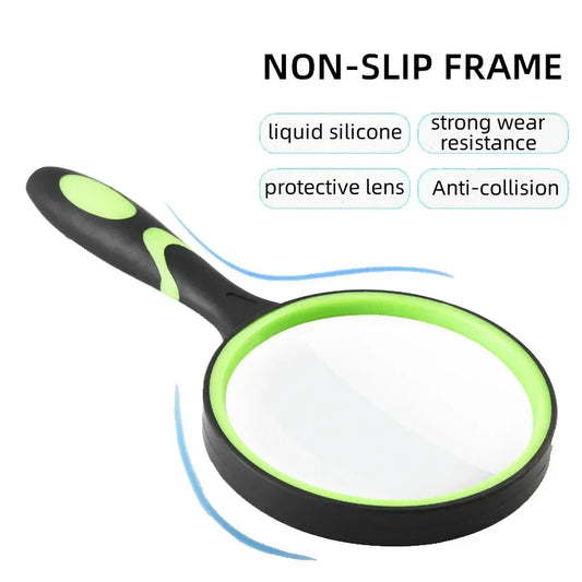 10X Handheld Magnifying Glass 50mm Reading Magnifier