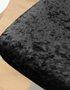 1PC Shiny Velvet Short Bar Chair Covers Stretch Back Bar Stool Covers Small Size Dining Barstool Slipcovers Party Banquet Decor