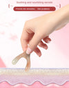 Resin Face Lifting Stone Guasha Scraping Facial Gouache Y-shaped Fork Massage Plate Nose Massage Trigger Point Nose Massager