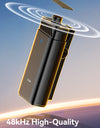 Dual Channel Wireless Mic Microphone for Android iPhone for Live-streaming Video Recording