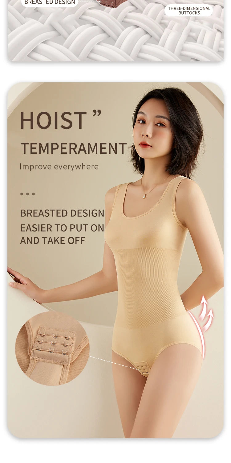 Women's Bodysuit Shapewear – Butt Lifter, Waist Trainer & Chest Enhancing Body Shaper