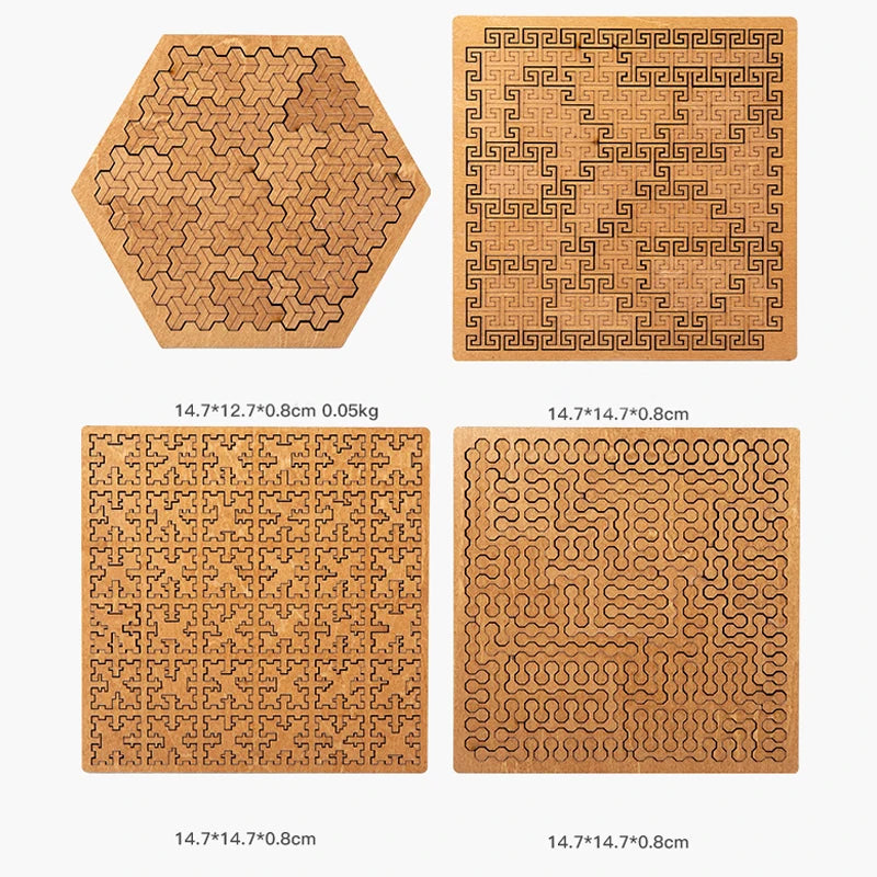 Wooden Brain Teaser Puzzle Game