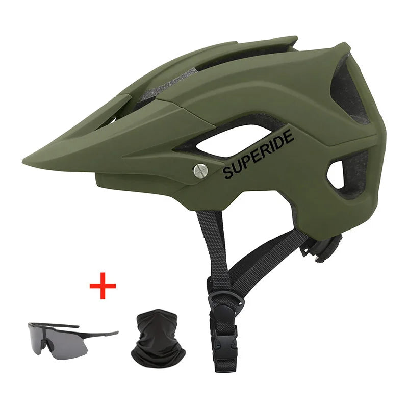 In Mold DH Mountain Bike Helmet Anti Impact Cycling Helmet