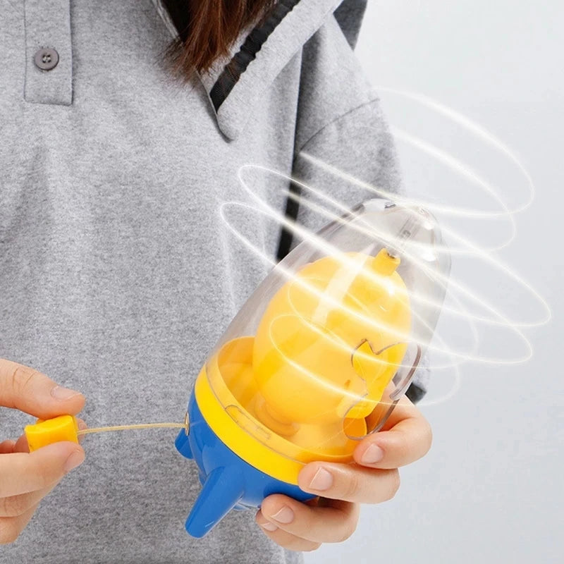 Egg Scrambler Egg Yolk Shaker Gadget Manual Mixing Golden Whisk Eggs Spin Maker Puller Cooking Baking Tools Kitchen Accessories