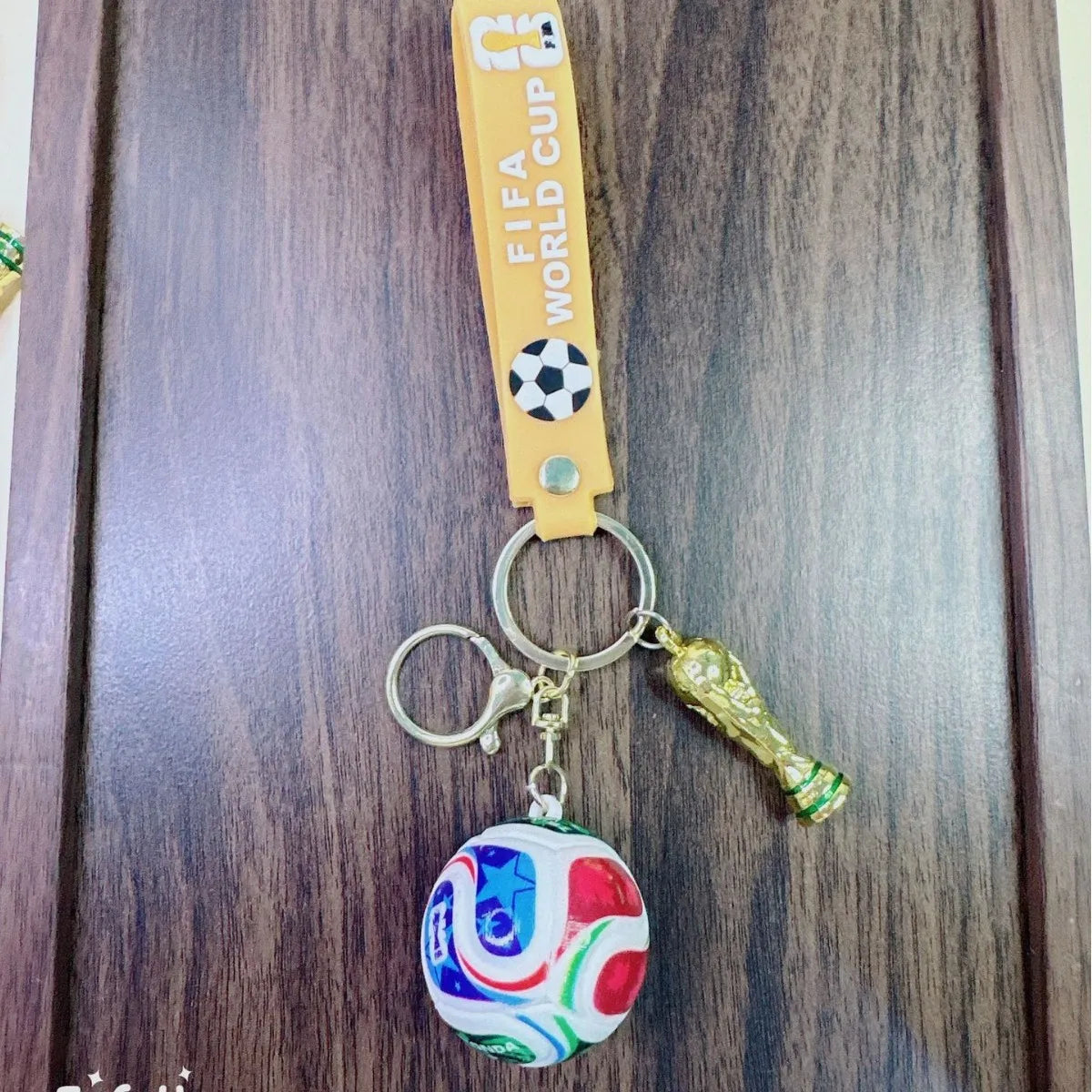 2026 Football Trophy Keychain Soccer Fan Collectible Bag Charm