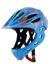 Adjustable Breathable  Bike Helmets  Lightweight Full Face Bicycle Helmet with LED Light 16 Openings for 46-54cm Head