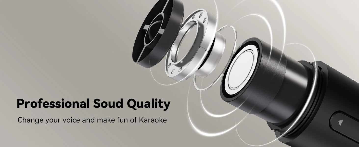 Puremic Karaoke Machine, Free Forever millions songs video MTV karaoke songs streaming karaoke Home Karaoke no Ads with 2 mics