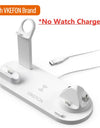 5 In 1 Wireless Charger Stand Pad For iPhone 15 14 13 Apple Watch Airpods Desk Phone Chargers Fast Charging Dock Station