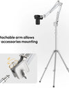 Overhead Camera Mount Quick-Release Camera Desktop Stand Max Load 2KG for Camera Smartphone Tablet for Live Vlog