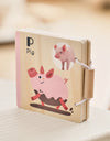 0-36 Month Baby Early Learning Toy Wooden Animals Book Parent-child Interactive Education Toy Montessori Toys Gifts For Newborns