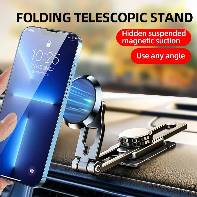 720  Car Phone Holder Stand Levitation Screen Alloy Dashboard Car Mount Smartphone Mobile Support In Car Bracket