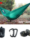 300*140cm Ultralight Hammock 380T (20D) New Parachute Nylon Single Shelter For Hiking Riding And Camping