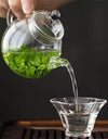 200ml Small Glass Teapot Tea Utensils Green Tea Flower Tea Maker  Home Heat-resistant Kungfu Tea Set Small Tea Pot Teaware