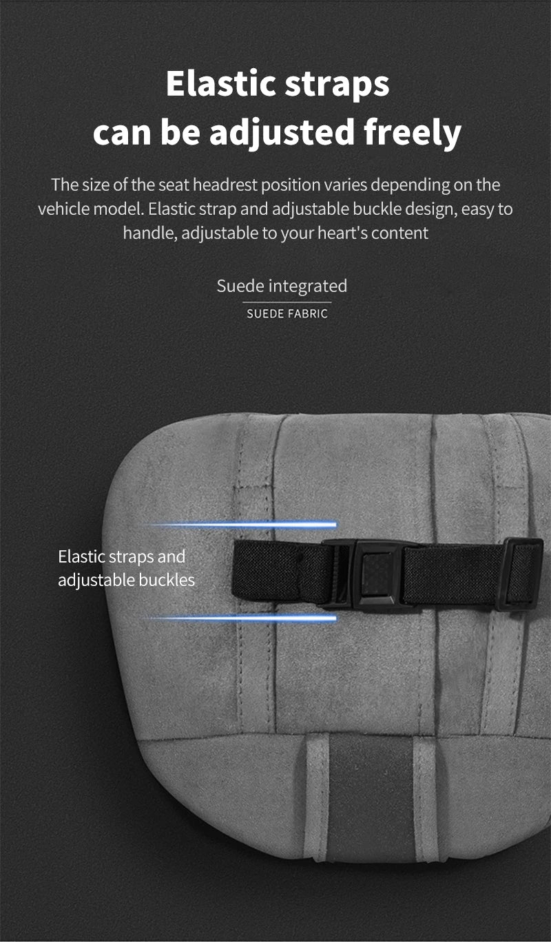 Memory Cotton Car Headrest Neck Support For Car Supplies Seat Class Soft Universal Adjustable Car Pillow Neck Rest Cushion