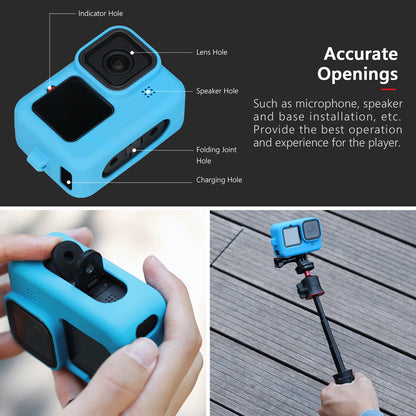 for Gopro Hero 12 11 10 Black Soft Silicone Case for Go pro Hero 10 9 Silicone Protective Full Cover Shell Camera Accessorie