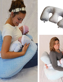 Pregnancy Pillow Twin Anti-spitting Feeding Waist Cushion Babi Pillow Multifunctional Nursing Pillow for Breastfeeding Mom