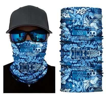 Hiking Scarves Paisley Print Turban Outdoor Cycling Sun Protection Quick-Drying Mask Seamless Bandana