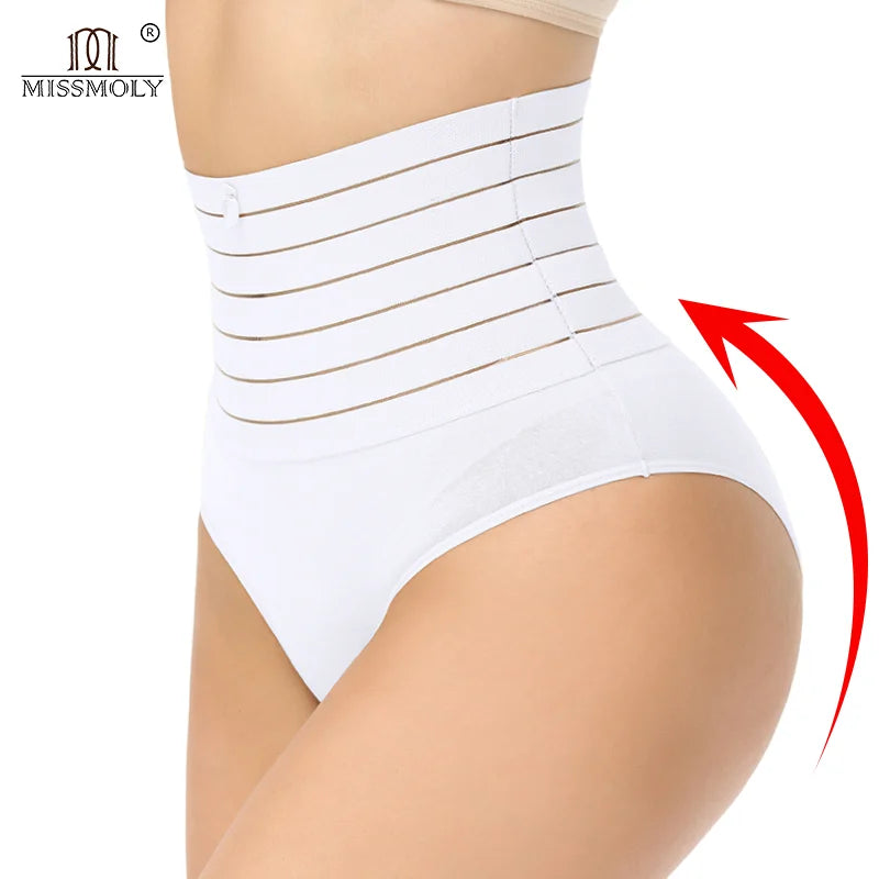 High Waist Trainer Control Panties For Women Abdomen Slimmer Thong Shaper Seamless Butt Lifter Lingerie Underwear