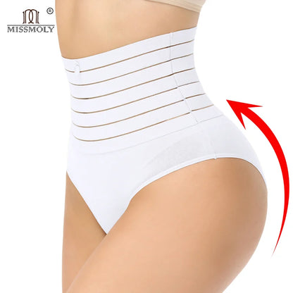 High Waist Trainer Control Panties For Women Abdomen Slimmer Thong Shaper Seamless Butt Lifter Lingerie Underwear