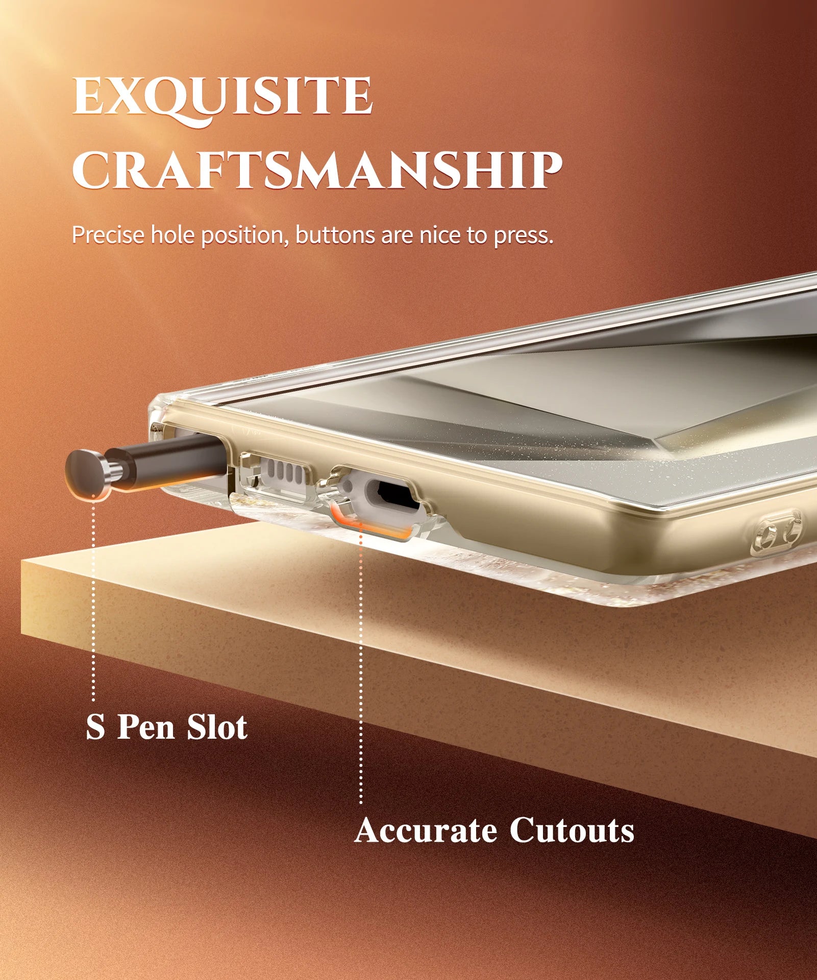 Marble Pattern Design for Samsung Galaxy S24 Ultra Case Built-in Screen Protector Shockproof Slim Fashion Women's Phone Case