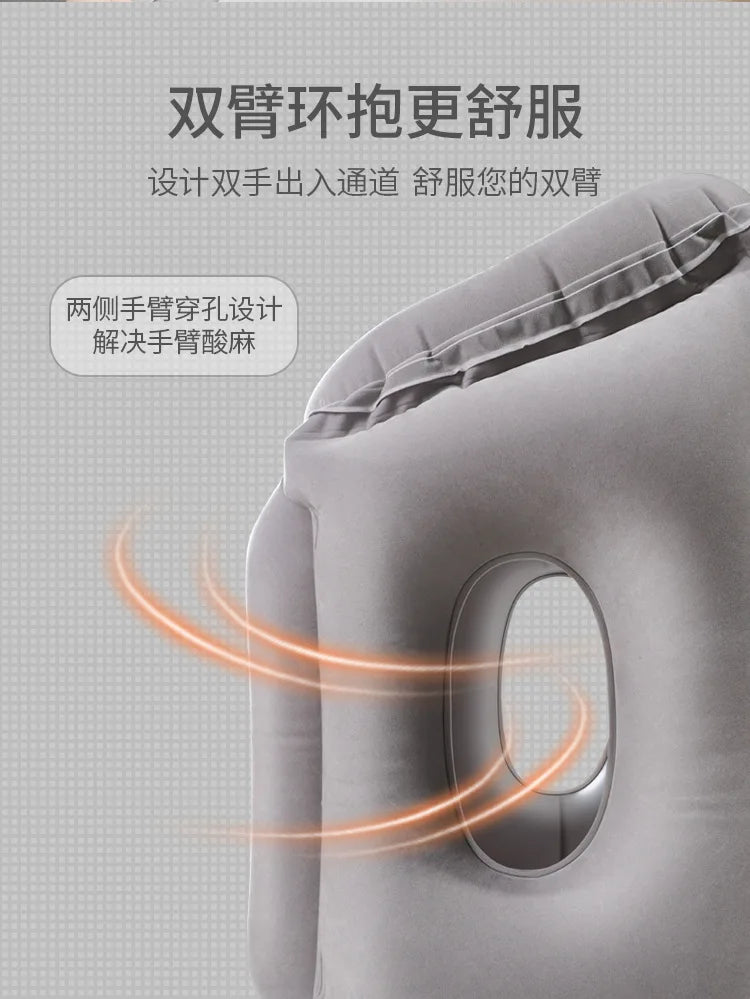 Inflatable Pillow Travel Work Journey Bus Train Airplane Sleeping Neck Pillow Neck Protection Cervical Inflatable Body Pillow