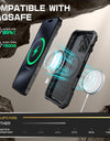 For iPhone 16 Pro Max Case 6.9" 2024 UB Mag XT Heavy Duty Rugged Strong Magnetic Phone Case with Camera Cover Kickstand