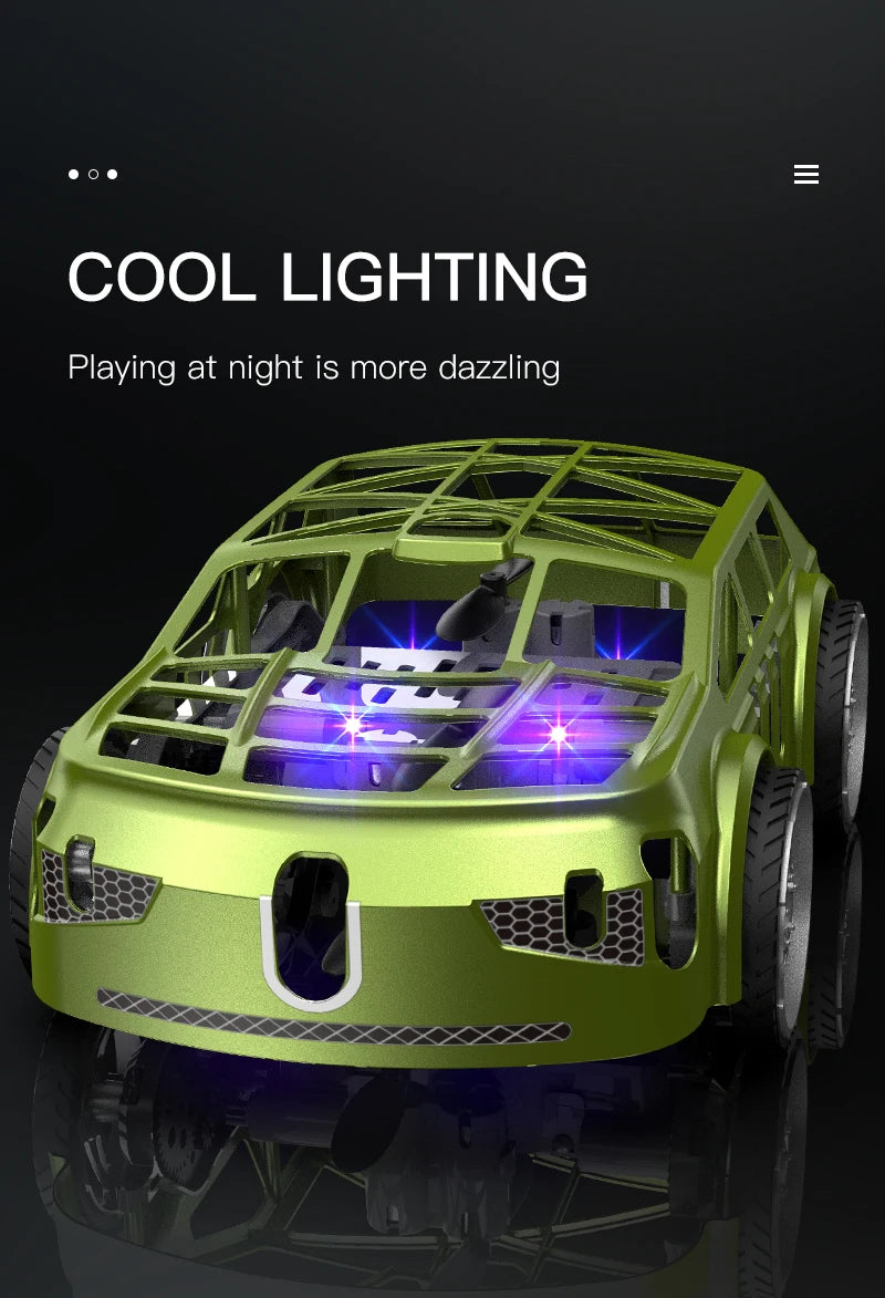 PRO RC Car 2-In-1 Air-Ground Flying 2.4GHz RC Quadcopter Headless Mode With Electric Aerial Vehicle Mini Dron Toys