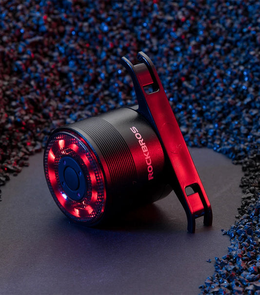 Bicycle Rear Light Type-C Chargeable Colorful Lamp Bike Tail Light Aluminum MTB Road Saddle Seatpost Cycling Taillight