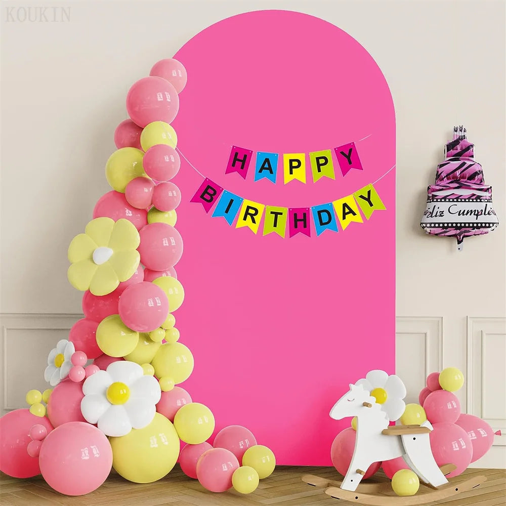Arch Cover Backdrop Wedding Cover Birthday Party Decoration Background  Shower Photograph Backdrop White Elastic Arch Cover
