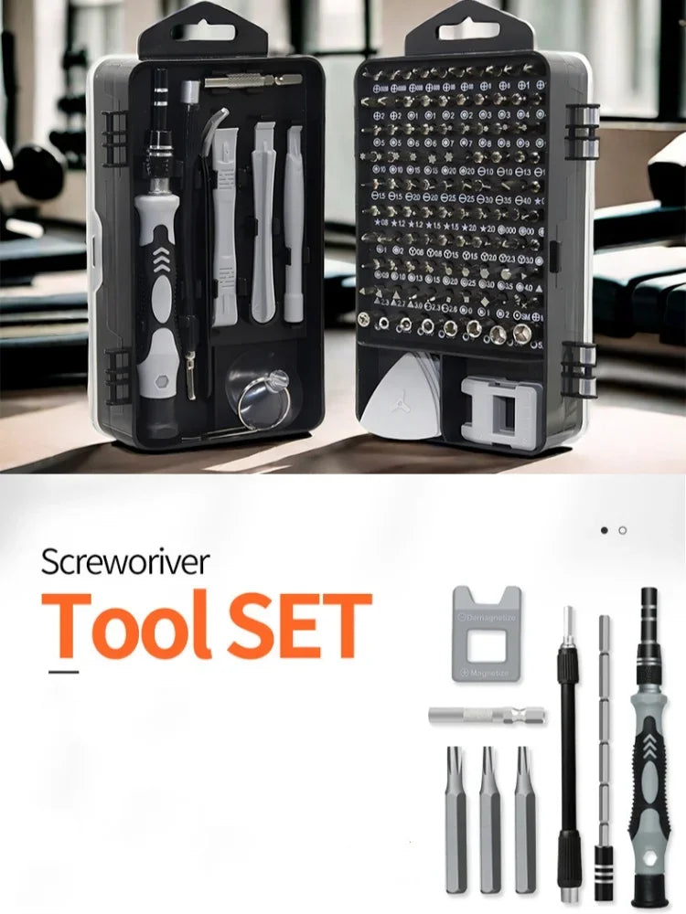 115 in 1  Precision Screwdriver Set Mini Repair Tool Kit for Computer Laptop Cell Phone PC MacBook Household Repair Tool