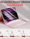 For iPad Keyboard Case For iPad 2024 iPad Air 11-in 13-in M2 Pro 11-in 13-in M4 Pro 11 12.9 10.2 9/8/7th 10.5 9.7 Air 3 2 Case