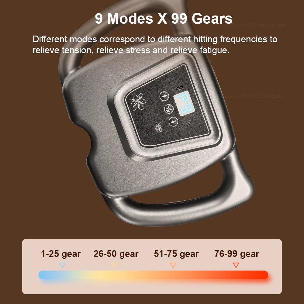 Fascia  16-Head Muscle Massage  Professional Body Leg Back Shoulder Waist Fascia  High Frequency Vibration Massager