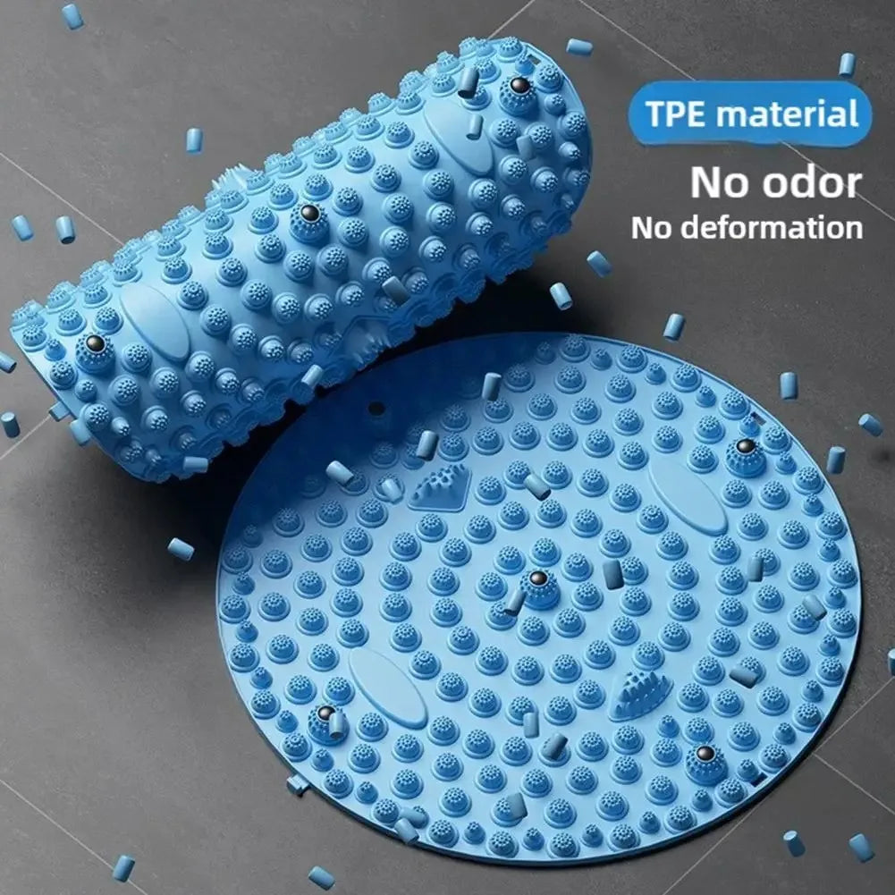 Foot Massage Pad Finger Pressure Board Foot Step Through The Meridian Jogging Massage Pad Muscle Relax Exercise Mat Fitness Peda