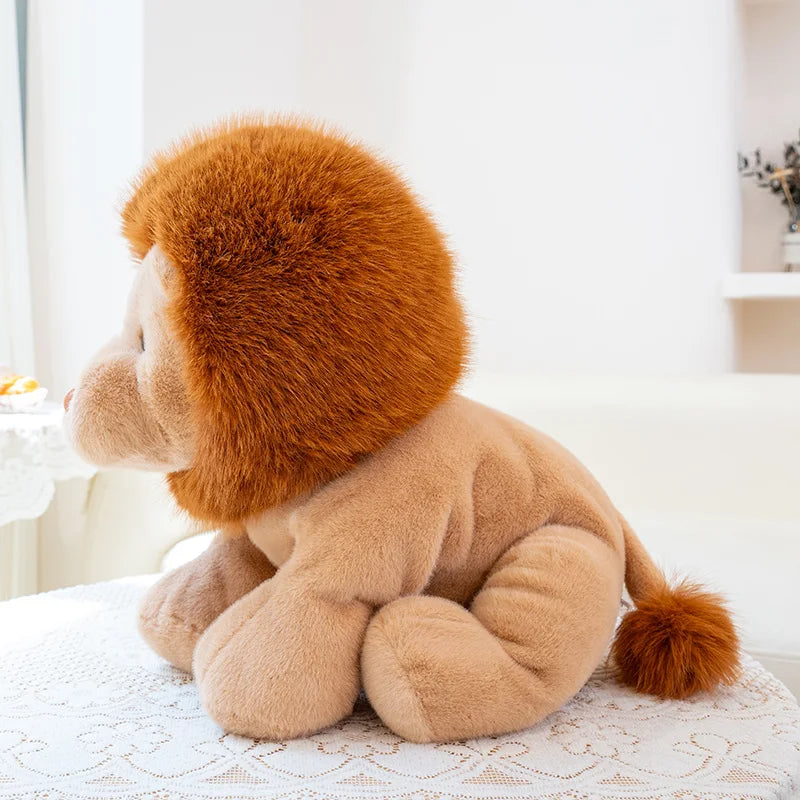 Mighty Lion Plush Stuffed Animal Sitting Lion Pillow