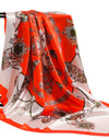 Scarves For Women Print Silk Satin Head Scarf Female Luxury Brand Square Shawl Large Hijab Scarfs