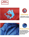1.5KG Thickened Winter Cold Weather Waterproof Sleeping Bag Camping Hiking Supplies -8℃ Cotton Sleeping Bags