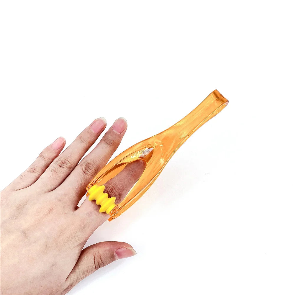 1Pcs 2 Rollers Finger Massager Mini Finger Joints Massager With Elastic Handle For Finger Blood Circulation & Muscle Relaxation
