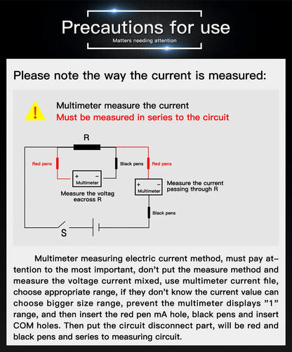 Digital Mini Multimeter Professional 4000 Counts AC/DC Electrical Instruments Tester Auto Range Meter Multimetro Tool