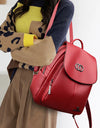 Backpack High Quality Leather Large Capacity Shoulder Bag Travel Backpack