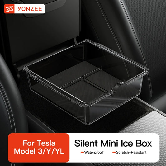 Center Console Storage Organizer Set for Tesla Model 3 Y YL Juniper Highland 2024 2026