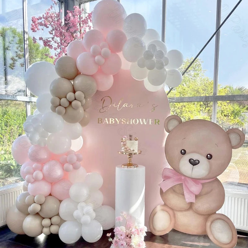 18/36inch Bear Cutout for  Shower Decorations We can Bearly Wait Bear Mosaic Board for Birthday Welcome  Backdrop Decor